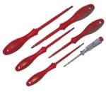 Profix Set Surubelnite Izolate Pvc Plate Si Pz + Tester - 6 Piese (PFX10078) Surubelnita