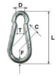 MoftX Carabina Zincata Cu Clapeta 4Mm / 6Mm/5/6Mmx40Mm (47748)