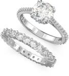 Swarovski gyűrű készlet STILLA 2 db 5647662 - ezüst 55