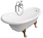 Besco Cada Retro Free-Standing Otylia 160X77Cm Cu Picioare Bronz Incluse / Otl16077Wbr (50064)