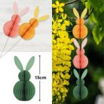  Nyomtatott dekorkarton - Nagy papírhatású nyuszi táblák 15cm - kosarbolt