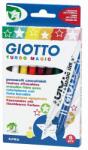 GIOTTO Флумастри 8 цвята Turbo Magic