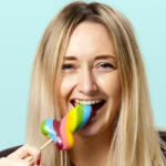  Szivárvány színű pénisz nyalóka - vegyesbolt