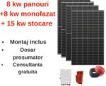 Deye Sistem complet fotovoltaic 8 kw panouri+ 8 kw monofazat + 14.33 kw stocare (M-SIS-AC-8-8KW-MONO-15)