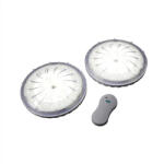 Elemes LED lámpa mágneses rögzítésű, távirányítóval, fehér 2db/doboz (URLED-PW25)