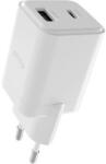 Allity Incarcator retea Allity ATC-01-30WAC, 1x USB-C, 1x USB, Quick Charge 30 W, GaN, White (5906667550368)