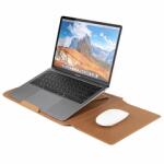 Cellect bőrhatású multifunkciós laptoptartó, barna (CEL-LAPT-HOLDERLE-BR) (CEL-LAPT-HOLDERLE-BR)