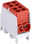 Tracon Főáramköri leágazó kapocs, sínre szerelhető, piros 2.5-25mm2, max. 1000VAC/DC, max. 101A (FLECU-25-16-2P)