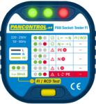 TRACON Dugaszoló aljzat teszter 220 - 250 V, CATII-300V (PANSOCKETTESTERFI)