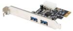BLACKBIRD PCI Bővítőkártya 2xUSB 3.1 Gen. 2 Low profile verzió