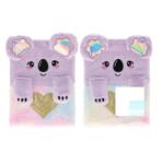 Starpak Koalás A/5 plüss notesz - csíkos (553822) (553822)