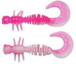 Berkley Power Curly 4cm Pink/White 12buc (P.1621134)
