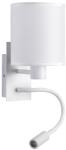 Brilagi Lampă LED flexibilă de perete BRILAGI NUBILA 1xE27/25W/230V + LED/3W alb (BG1555)