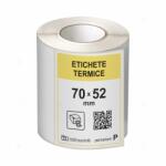LabelLife Rola etichete autoadezive termice 70x52 mm, adeziv permanent, 1000 etichete rola (ER13R70X52CA)