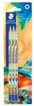 STAEDTLER Grafitceruza készlet, HB, hatszögletű, STAEDTLER "170 BK3-2", Multiverzum (TS170BK3E22) - iroda24
