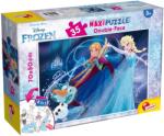 Lisciani Puzzle cu două fețe Lisciani pentru colorare 35 piese - Regatul Înghețat (66711) Puzzle