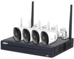 Dahua 4db wifi 2MP csőkamerával/1 db 4 csatornás Wifis hálózati rögzítő/1TB HDD vezeték nélküli megfigyelő szett (KIT/NVR1104HS-W-S2/4-F22)