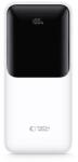 Tech-Protect Baterie externa portabila TECH-PROTECT PB01, 10000 mAh, LED, 22.5W, Cablu USB-C 50cm inclus, Alb (5906302380497)