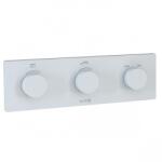 Kludi Tronic PUSHTRONIC elektronikus falsík alatti termosztát, matt fehér 3830053-00 (3830053-00) - szaniteresklimacenter