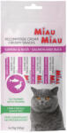 MiauMiau Recompense pentru pisici Miau Miau Creamy Snacks cu somon rata 4 buc x 15 gr