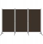 VidaXL Paraván 3 paneles, barna, 260 x 180 cm (320732)