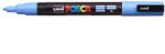 uni Dekormarker, Uni Posca PC-3M, 0, 9-1, 3 mm, kúpos hegy, égszínkék