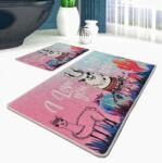  Set 2 covorase baie, Alessia Home, White Lama Covor baie