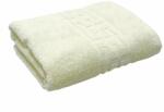 Pucioasa Prosop bumbac 100% cu bordura greceasca, 500gr/m2, 70x140cm, Crem Prosop