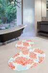  Set 2 covorase baie ovale, Chilai Home, Moss DJT Covor baie