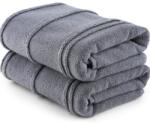 Hobby Home® Set 2 prosoape 50x90cm bumbac 100% microcoton, Hobby Home, Arden Gri inchis Prosop