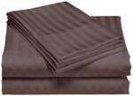 Pucioasa Cearceaf de pilota damasc 200x220cm, Maro