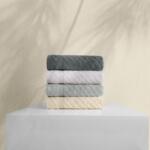 Koza Home Set 4 prosoape 50x90cm bumbac 100%, Koza crem, gri, ecru, antracit Prosop