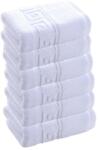 Pakistan Set 6 prosoape albe 30x50 cm, bumbac Pakistan, 550 g/mp Prosop