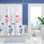  Perdea dus cu 12 inele, 180x200cm, Floricele (Jasione)