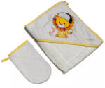  Babastar Frottir fürdőlepedő, fürdetőkesztyűvel 80*80 cm - Cool Oroszlán