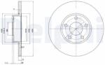 DELPHI Disc frana DELPHI BG2749 (BG2749) - fixbox