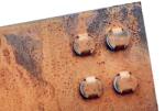 GEOMAT Corten acél ágyásszegély szögekkel - Steel Border Corten S 1, 5/100 - vastagság 1, 5 mm, magassága 10 mm, hosszúsága 1 m