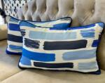Hiko Set 2 perne decorative cu fata detasabila, Hiko albastru royal 2x40x60cm