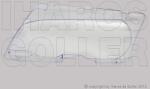 BMW 3 2001-2005 E46 - Fényszóró üveg bal (Coupé/Cabrio) -03.02 TYC