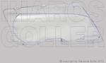 BMW 3 2001-2005 E46 - Fényszóró üveg jobb (Coupé/Cabrio) -03.02 TYC