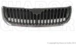 Skoda Superb 2008-2013 - Hűtődíszrács fekete, alsó króm díszléccel