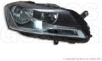VW Passat 2010-2014 - Fényszóró 2H7 jobb, fekete házas (motorral) TYC