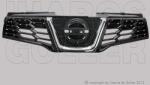 Nissan Qashqai 2010-2013 - Hűtődíszrács részl. festett fekete, króm díszléccel