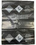  Minősített ADR hulladék gyűjtőzsák újrahasznosított PE barcas 95x125 cm 60mc fekete (8814) - fotoland