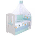 BabyLion 5 részes ágyneműhuzat szett - Kék macik - manopalota