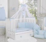 BabyLion Royal 5 részes ágyneműhuzat szett - Kék - manopalota