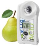 ATAGO PAL-BX|ACID14 Master Kit körte digitális refraktométer Brix érték (0-90％), savtartalom (0, 1-4％) és arányuk mérésére, 100 mérés rögzítése, NFC adatátvitel (7114)