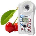 ATAGO PAL-BX|ACID16 Master Kit cseresznye digitális refraktométer Brix érték (0-90％), savtartalom (0, 1-3％) és arányuk mérésére, 100 mérés rögzítése, NFC adatátvitel (7116)