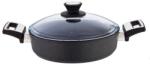 SKK Serie 3 - hagyományos indukciós titán fazék 26 cm, mélység 7 cm fedéllel - proficookware - 38 245 Ft