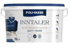  POLI-FARBE INNTALER BELTÉRI FALFESTÉK FEHÉR - 4 liter